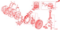 KURBELWELLE/KOLBEN (DIESEL) für Honda ACCORD TOURER DIESEL 2.2 SH 5 Türen 6 gang-Schaltgetriebe 2014