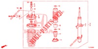 STOSSDAEMPFER, VORNE  für Honda ACCORD TOURER DIESEL 2.2 SH 5 Türen 6 gang-Schaltgetriebe 2014