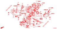 TURBOLADER SYSTEM (DIESEL) für Honda ACCORD TOURER DIESEL 2.2 SH 5 Türen 6 gang-Schaltgetriebe 2014