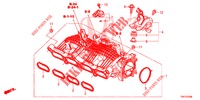 ANSAUGKRUEMMER (1.5L) für Honda CIVIC 1.5 CONFORT 4 Türen 6 gang-Schaltgetriebe 2017