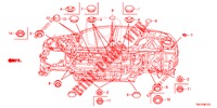 GUMMITUELLE (INFERIEUR) für Honda CIVIC 1.5 CONFORT 4 Türen 6 gang-Schaltgetriebe 2017