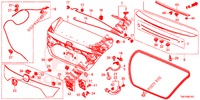 KOFFERRAUMDECKEL(4D)  für Honda CIVIC 1.5 CONFORT 4 Türen 6 gang-Schaltgetriebe 2017