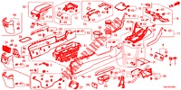 KONSOLE (LH) für Honda CIVIC 1.5 CONFORT 4 Türen 6 gang-Schaltgetriebe 2017