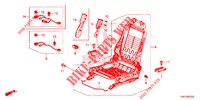 VORNE SITZKOMPONENTEN (D.) (LH) (2) für Honda CIVIC 1.5 CONFORT 4 Türen 6 gang-Schaltgetriebe 2017