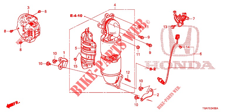 DREHMOMENTWANDLER (1.5L) für Honda CIVIC 1.5 CONFORT 4 Türen 6 gang-Schaltgetriebe 2017