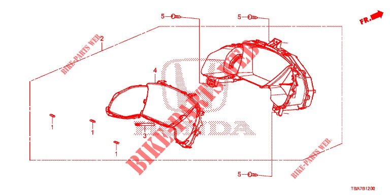 DREHZAHLMESSER (NS) für Honda CIVIC 1.5 CONFORT 4 Türen 6 gang-Schaltgetriebe 2017
