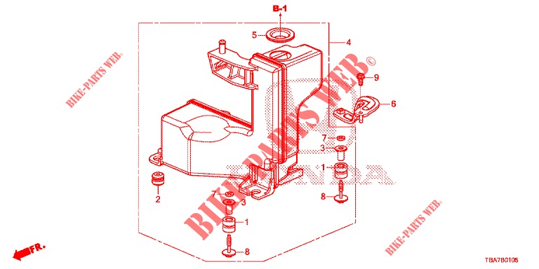 RESONATORKAMMER (1.5L) für Honda CIVIC 1.5 CONFORT 4 Türen 6 gang-Schaltgetriebe 2017