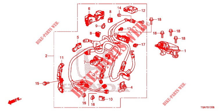 TRANSMISSION CONTROL (1.5L) für Honda CIVIC 1.5 CONFORT 4 Türen 6 gang-Schaltgetriebe 2017