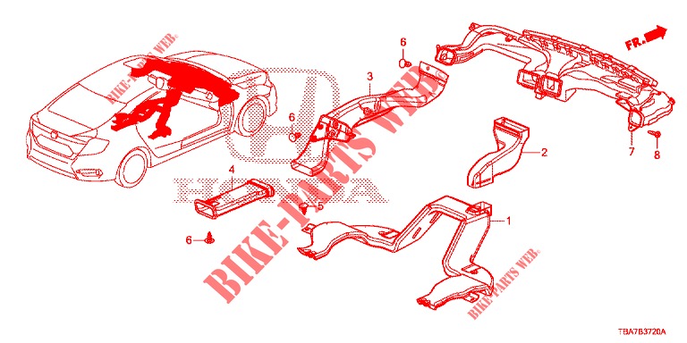 ZULEITUNGSROHR/ENTLUEFTUNGSROHR (LH) für Honda CIVIC 1.5 CONFORT 4 Türen 6 gang-Schaltgetriebe 2017