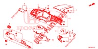 INSTRUMENT, ZIERSTUECK (COTE DE CONDUCTEUR) (LH) für Honda CIVIC 1.5 CONFORT 4 Türen vollautomatische 2017