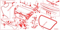KOFFERRAUMDECKEL(4D)  für Honda CIVIC 1.5 ELEGANCE 4 Türen 6 gang-Schaltgetriebe 2017