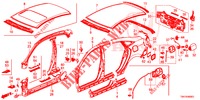 AUSSENBLECHE/TAFEL, HINTEN  für Honda CIVIC 1.5 ELEGANCE 4 Türen vollautomatische 2017