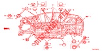 GUMMITUELLE (INFERIEUR) für Honda CIVIC 1.5 EXCLUSIVE 4 Türen 6 gang-Schaltgetriebe 2017