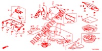 HINTERE ABLAGE/KOFFERRAUMVERKLEIDUNG  für Honda CIVIC 1.5 EXCLUSIVE 4 Türen 6 gang-Schaltgetriebe 2017