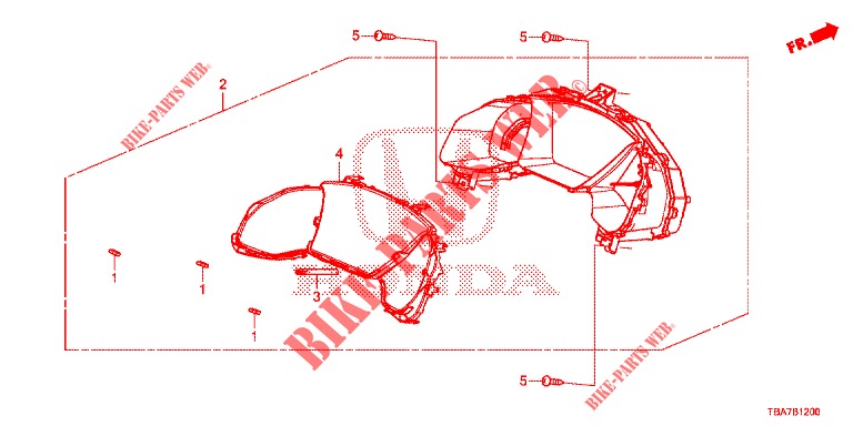 DREHZAHLMESSER (NS) für Honda CIVIC 1.5 EXCLUSIVE 4 Türen 6 gang-Schaltgetriebe 2017