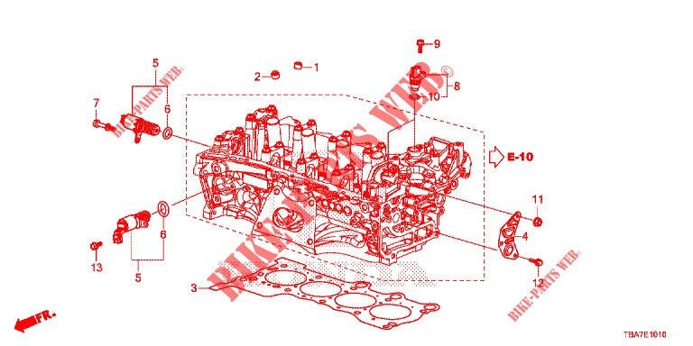 VTC OLSTERVENTIL (1.5L) für Honda CIVIC 1.5 EXCLUSIVE 4 Türen 6 gang-Schaltgetriebe 2017