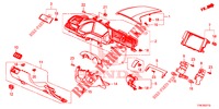 INSTRUMENT, ZIERSTUECK (COTE DE CONDUCTEUR) (LH) für Honda CIVIC DIESEL 1.6 ENTRY 4 Türen 9 gang automatikgetriebe 2018