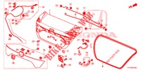 KOFFERRAUMDECKEL(4D)  für Honda CIVIC DIESEL 1.6 ENTRY 4 Türen 9 gang automatikgetriebe 2018