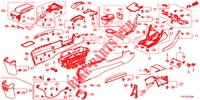 KONSOLE (LH) für Honda CIVIC DIESEL 1.6 ENTRY 4 Türen 9 gang automatikgetriebe 2018