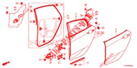 TUERBLECHE, HINTEN(4D)  für Honda CIVIC DIESEL 1.6 MID 4 Türen 6 gang-Schaltgetriebe 2018