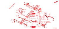 HINTERER STOSSFAENGER  für Honda CIVIC DIESEL 1.6 MID 4 Türen 9 gang automatikgetriebe 2018