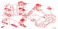 INNENLEUCHTE  für Honda CIVIC DIESEL 1.6 MID 4 Türen 9 gang automatikgetriebe 2018