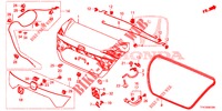 KOFFERRAUMDECKEL(4D)  für Honda CIVIC DIESEL 1.6 TOP 4 Türen 9 gang automatikgetriebe 2018