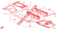BODENBEHAELTER, HINTEN  für Honda CIVIC 1.4 COMFORT 5 Türen 6 gang-Schaltgetriebe 2012