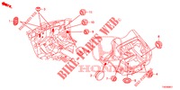 GUMMITUELLE (ARRIERE) für Honda CIVIC 1.4 COMFORT 5 Türen 6 gang-Schaltgetriebe 2012