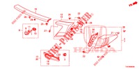 HECKLEUCHTE/KENNZEICHENBELEUCHTUNG (PGM FI)  für Honda CIVIC 1.4 COMFORT 5 Türen 6 gang-Schaltgetriebe 2012