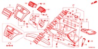 INSTRUMENT, ZIERSTUECK (COTE DE PASSAGER) (LH) für Honda CIVIC 1.4 COMFORT 5 Türen 6 gang-Schaltgetriebe 2012