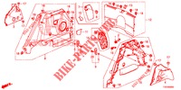 KOFFERRAUM SEITENVERKL.  für Honda CIVIC 1.4 COMFORT 5 Türen 6 gang-Schaltgetriebe 2012