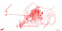 MOTORKABELBAUM, STREBE (1.4L) für Honda CIVIC 1.4 COMFORT 5 Türen 6 gang-Schaltgetriebe 2012