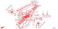TUERVERKLEIDUNG, HINTEN(4D)  für Honda CIVIC 1.4 COMFORT 5 Türen 6 gang-Schaltgetriebe 2012