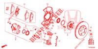 VORDERRADBREMSE  für Honda CIVIC 1.4 COMFORT 5 Türen 6 gang-Schaltgetriebe 2012