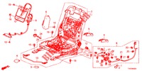 VORNE SITZKOMPONENTEN (D.) (SIEGE REGLAGE MANUEL) für Honda CIVIC 1.4 COMFORT 5 Türen 6 gang-Schaltgetriebe 2012