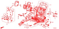 VORNE SITZKOMPONENTEN (G.) (HAUTEUR MANUELLE) für Honda CIVIC 1.4 COMFORT 5 Türen 6 gang-Schaltgetriebe 2012