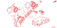 ANTENNE/LAUTSPRECHER  für Honda CIVIC 1.4 S 5 Türen 6 gang-Schaltgetriebe 2012