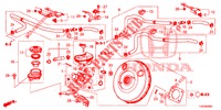 HAUPTBREMSZYLINDER/MASTER POWER (LH) für Honda CIVIC 1.4 S 5 Türen 6 gang-Schaltgetriebe 2012
