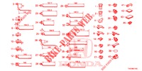KABELBAUMBAND/BUEGEL(RH)  für Honda CIVIC 1.4 S 5 Türen 6 gang-Schaltgetriebe 2012