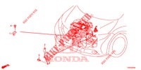 MOTORKABELBAUM, STREBE (1.4L) für Honda CIVIC 1.4 S 5 Türen 6 gang-Schaltgetriebe 2012