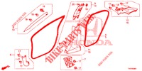 SAEULENZIERSTUECK (LH) für Honda CIVIC 1.4 S 5 Türen 6 gang-Schaltgetriebe 2012