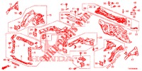 VORDERE TRENNWAND/STIRNWAND  für Honda CIVIC 1.4 S 5 Türen 6 gang-Schaltgetriebe 2012