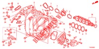 ANSAUGKRUEMMER (1.8L) für Honda CIVIC 1.8 COMFORT 5 Türen 6 gang-Schaltgetriebe 2012