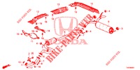 AUSPUFFROHR/SCHALLDAEMPFER (1.8L) für Honda CIVIC 1.8 COMFORT 5 Türen 6 gang-Schaltgetriebe 2012