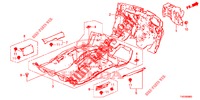 BODENMATTE/ISOLATOR  für Honda CIVIC 1.8 COMFORT 5 Türen 6 gang-Schaltgetriebe 2012