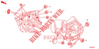 GUMMITUELLE (ARRIERE) für Honda CIVIC 1.8 COMFORT 5 Türen 6 gang-Schaltgetriebe 2012