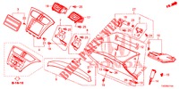 INSTRUMENT, ZIERSTUECK (COTE DE PASSAGER) (LH) für Honda CIVIC 1.8 COMFORT 5 Türen 6 gang-Schaltgetriebe 2012