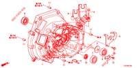 KUPPLUNGSGEHAEUSE  für Honda CIVIC 1.8 COMFORT 5 Türen 6 gang-Schaltgetriebe 2012
