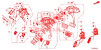 PEDAL (LH) für Honda CIVIC 1.8 COMFORT 5 Türen 6 gang-Schaltgetriebe 2012